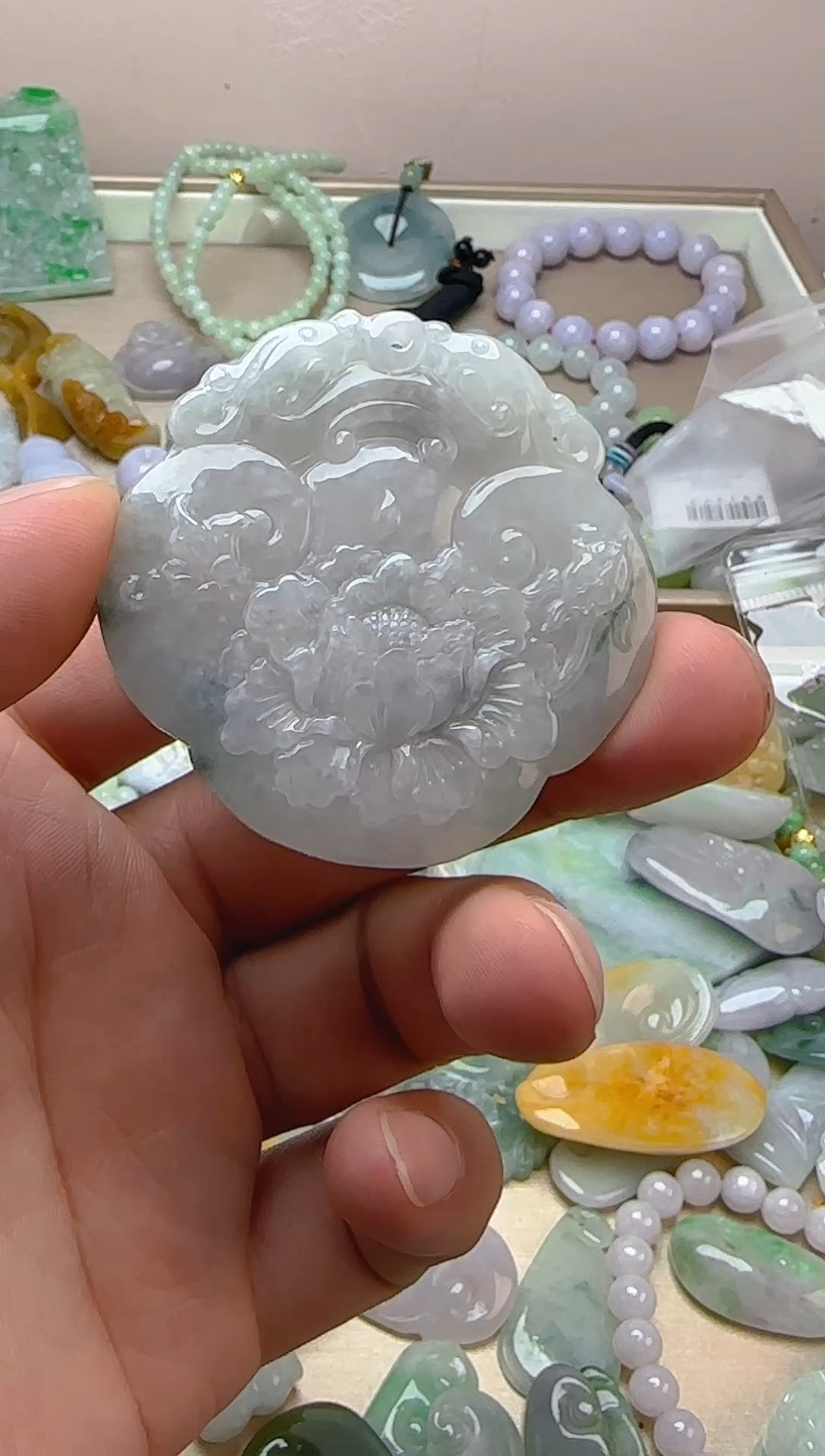 颈饰未镶嵌翡翠翡翠