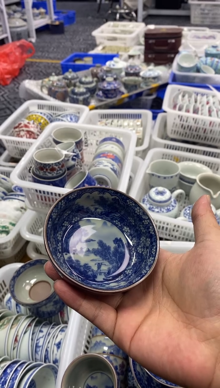 摆件陶景德陶瓷茶具容量约80