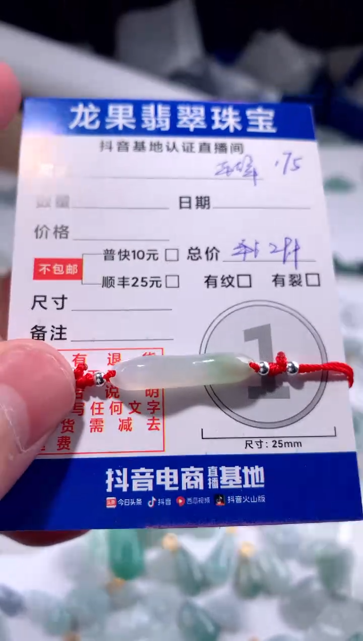 【闪购商品】翡翠颈饰未镶嵌手牌175