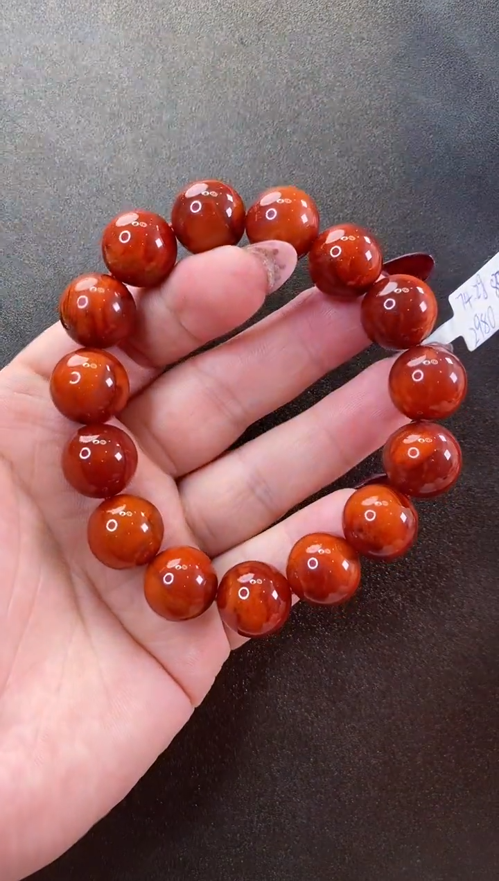 【闪购商品】南红玛瑙手链未镶嵌手串