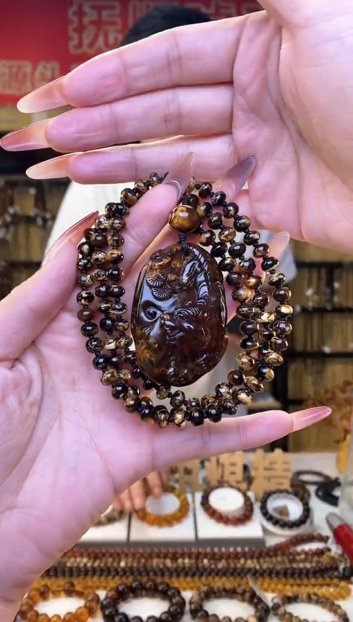 【闪购商品】琥珀裸石未镶嵌抚顺琥珀血蜡