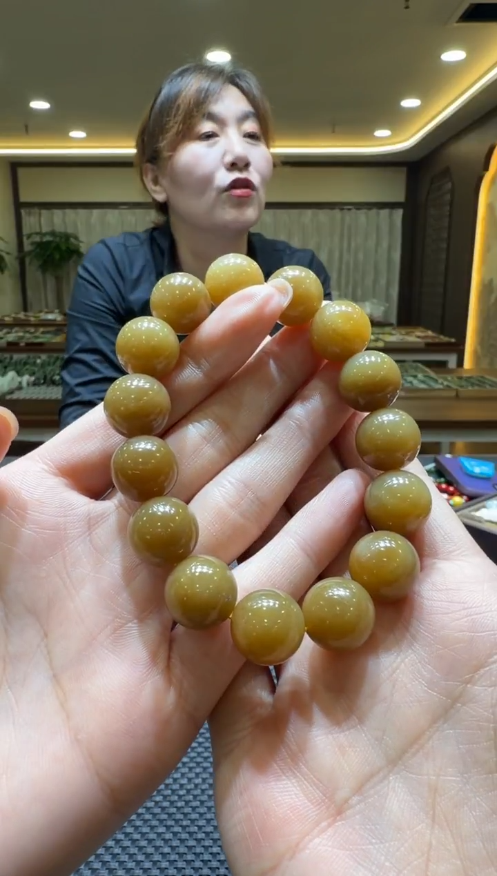 颈饰未镶嵌和田玉手串（多样性发一）