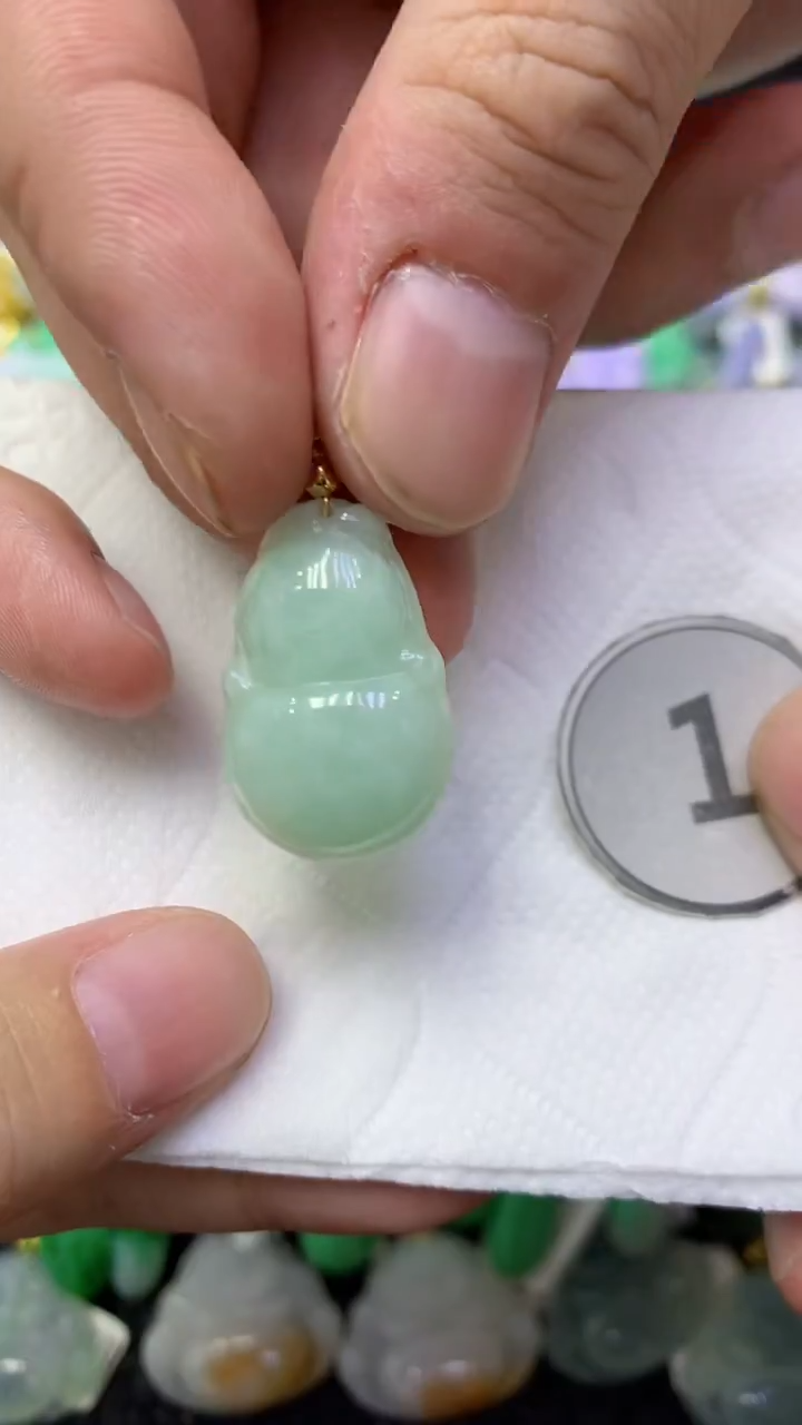 颈饰未镶嵌翡翠天然缅甸翡翠A货