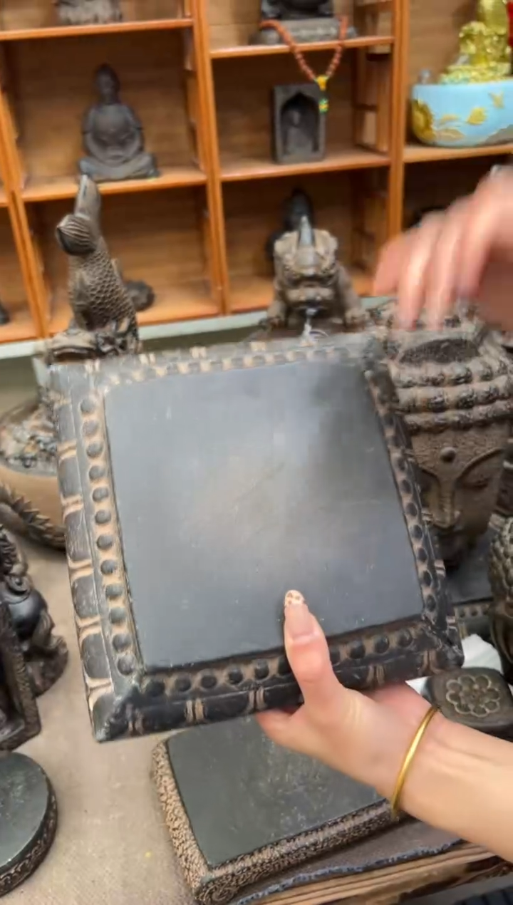 陶土【火山泥】莲花底座