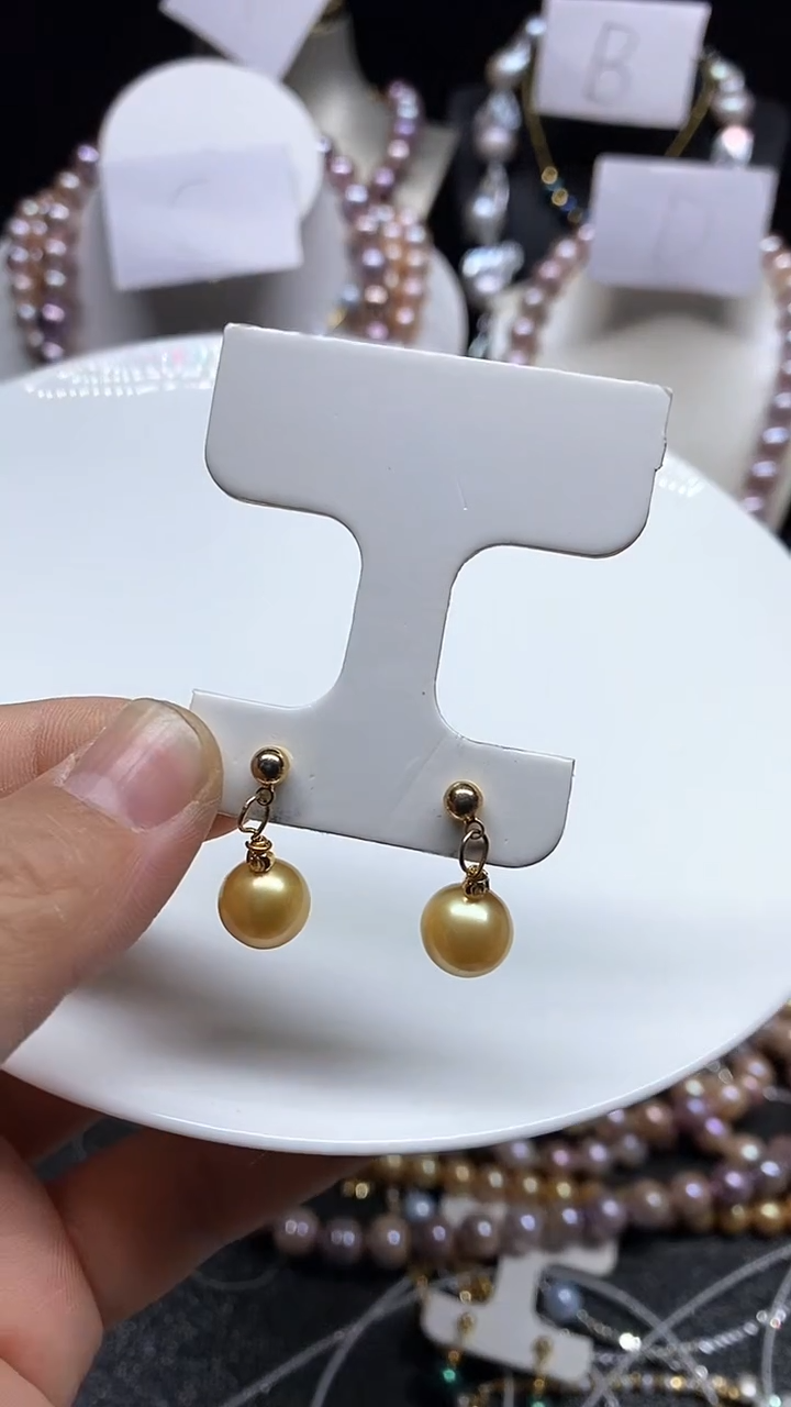 【闪购商品】淡水珍珠耳饰未镶嵌多人