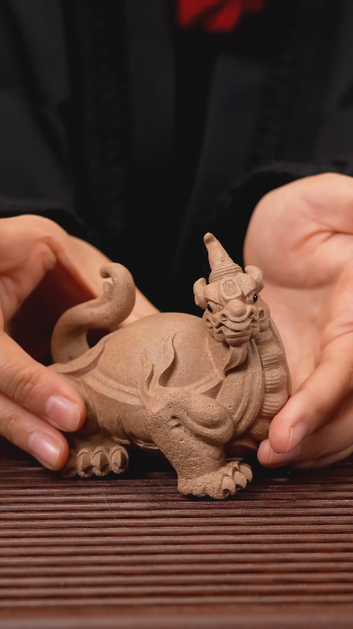 【闪购商品】紫砂茶宠段泥 精工 龙龟