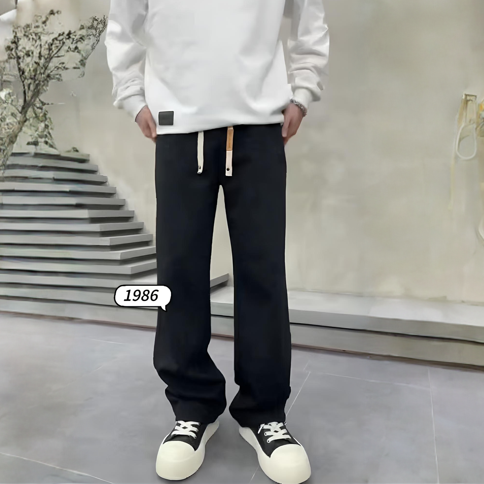 男士休闲耐磨不起球不变色休闲运动裤男款百搭经典