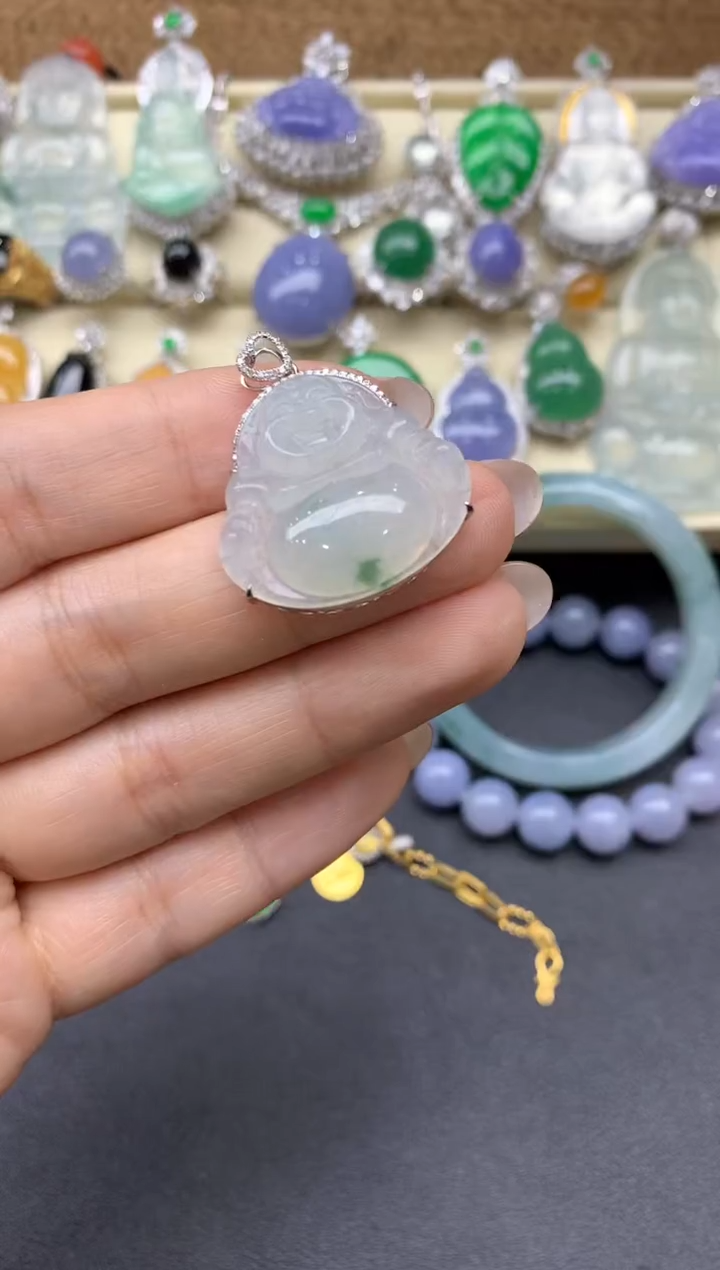 【闪购商品】翡翠颈饰18K金镶嵌172-中国好珍宝