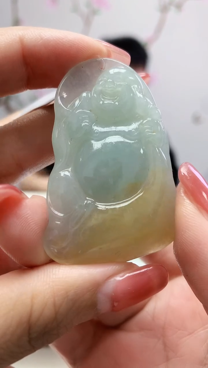 定制翡翠未镶嵌888xm-毛货挂件16