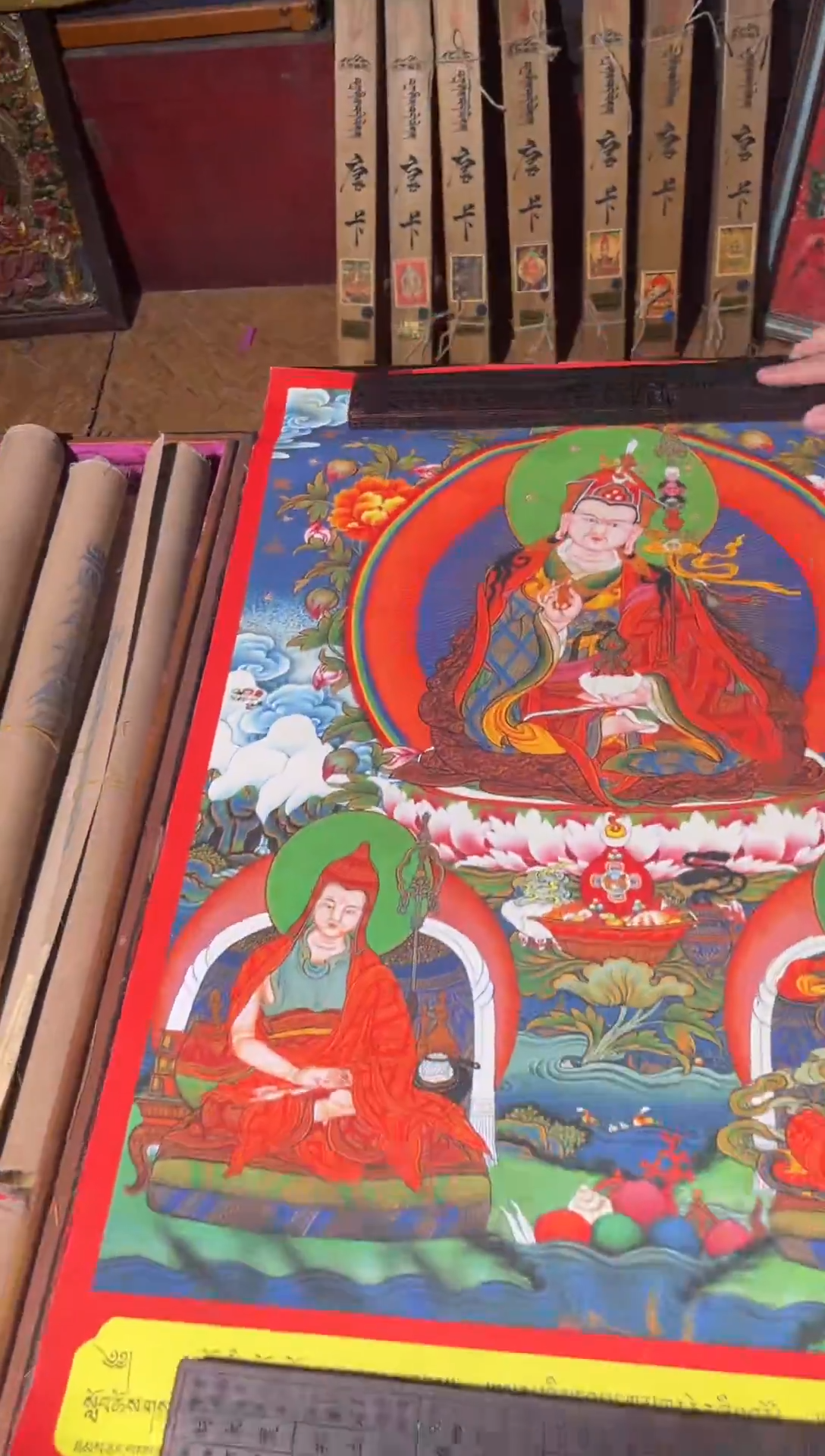 卷轴画东东唐卡tk16