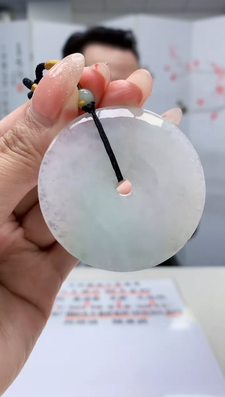 【闪购商品】定制翡翠未镶嵌5155MM-毛货挂件71