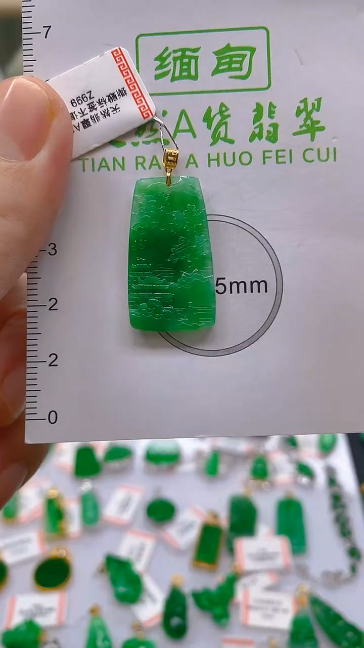 【闪购商品】翡翠颈饰18K金镶嵌新号开播，全场乱卖