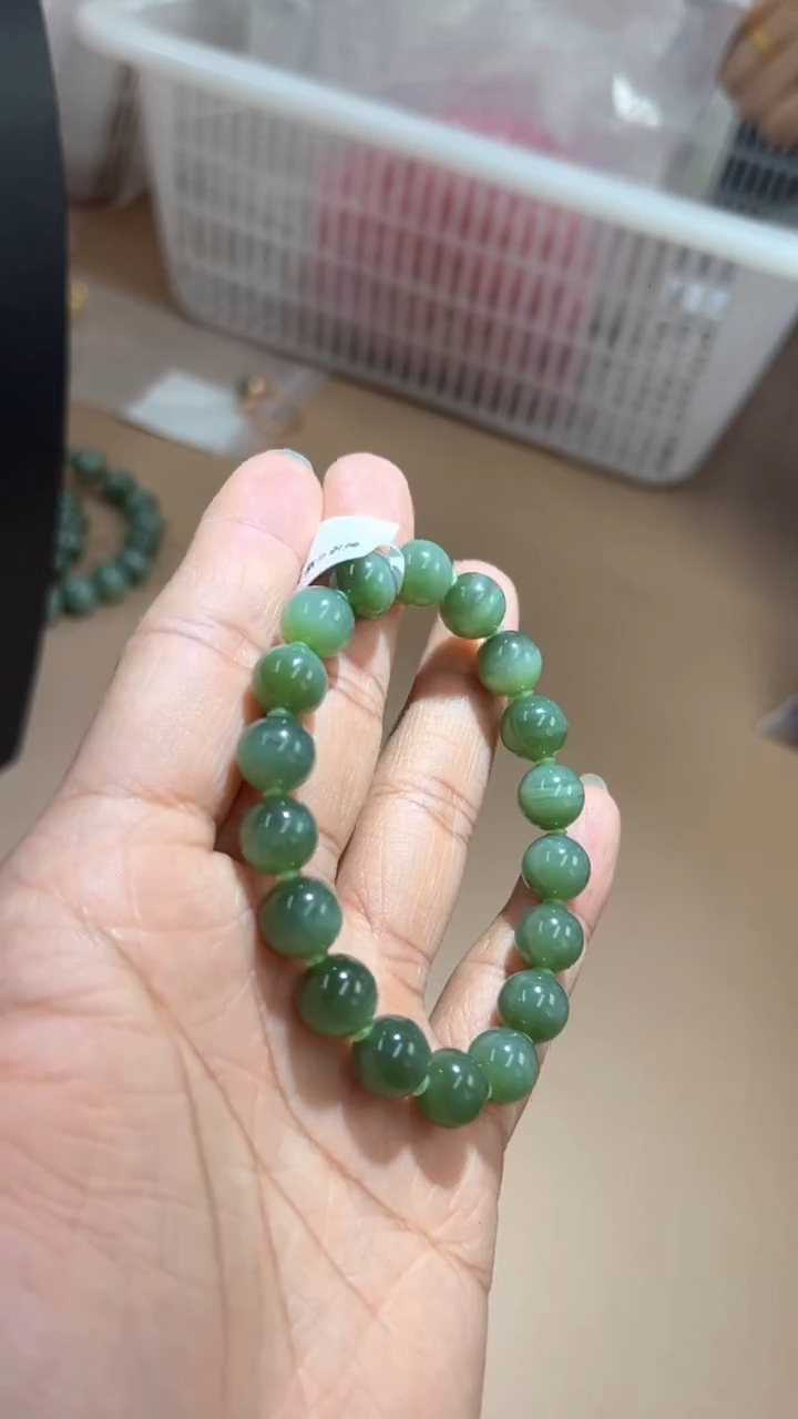 【闪购商品】和田玉手串未镶嵌和田玉猫眼手串