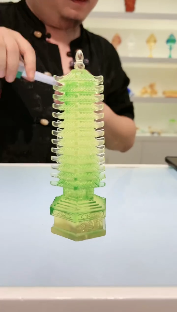 【闪购商品】茶宠古法琉璃文昌塔