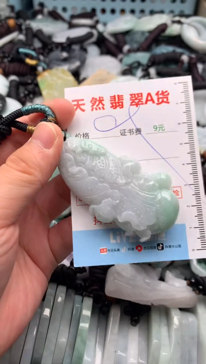 翡翠未镶嵌吊坠(不含链)1