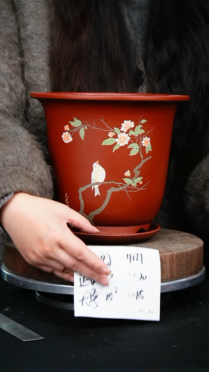 紫砂花盆&^4121+z紫砂花盆