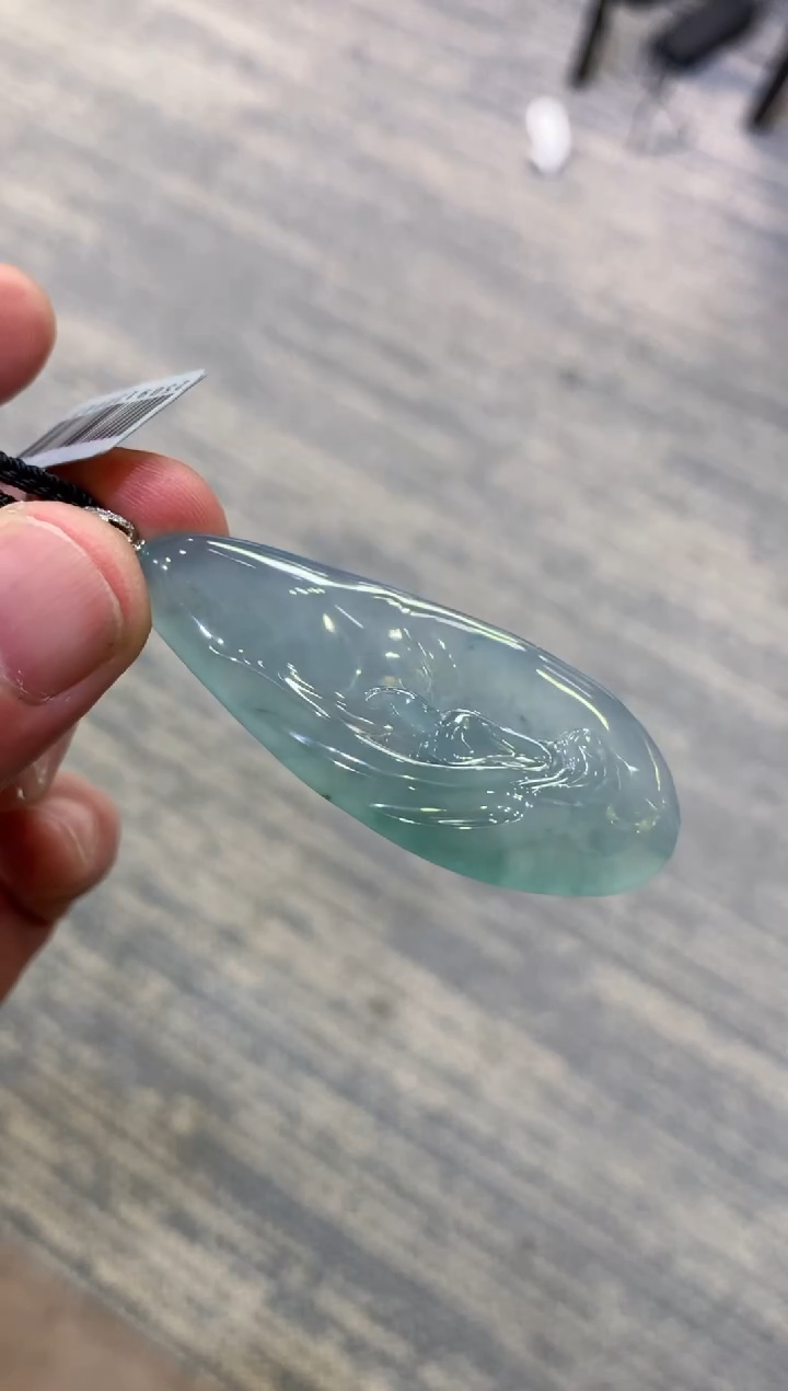 颈饰未镶嵌翡翠天然A货翡翠