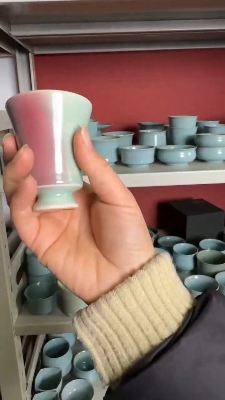 【闪购商品】杯165钧瓷纯手工闻香杯