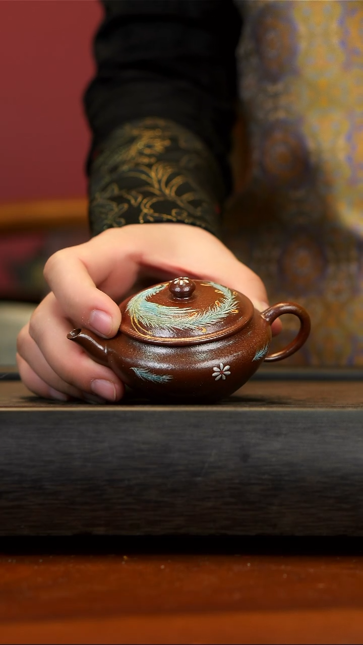 【闪购商品】紫砂茶壶宜兴紫砂 凤凰 