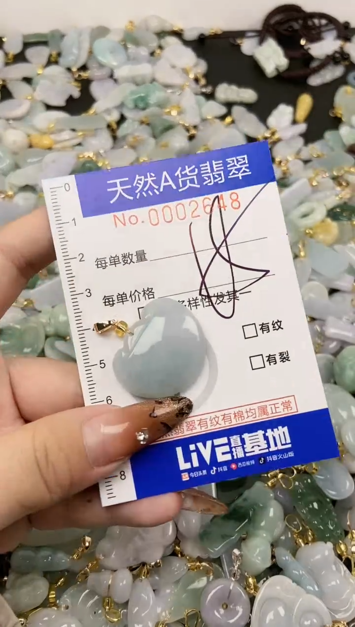 【闪购商品】翡翠颈饰未镶嵌天然A货翡翠