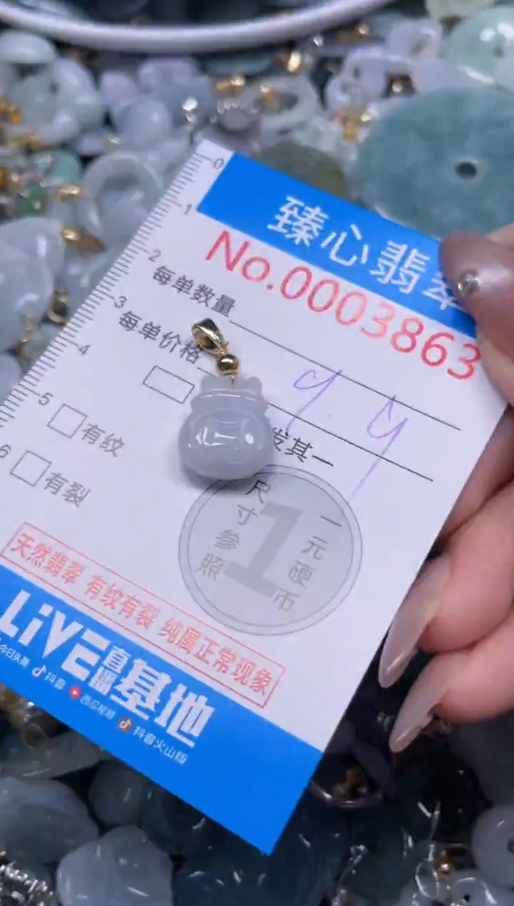 颈饰未镶嵌翡翠3863