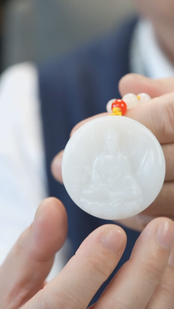 【闪购商品】和田玉吊坠未镶嵌大日如来