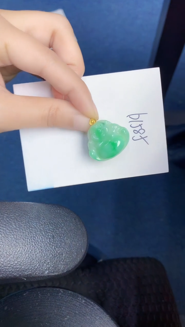 【闪购商品】翡翠颈饰18K金镶嵌000000000