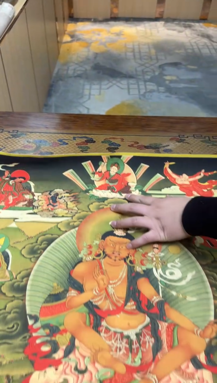 卷轴画精品奥奥奥的唐卡