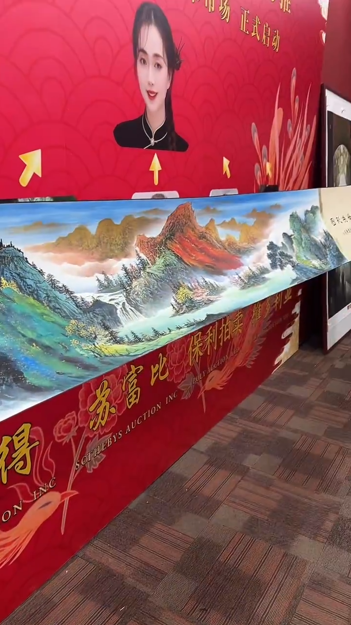 国画王碧梧绘画12pc山水卷轴