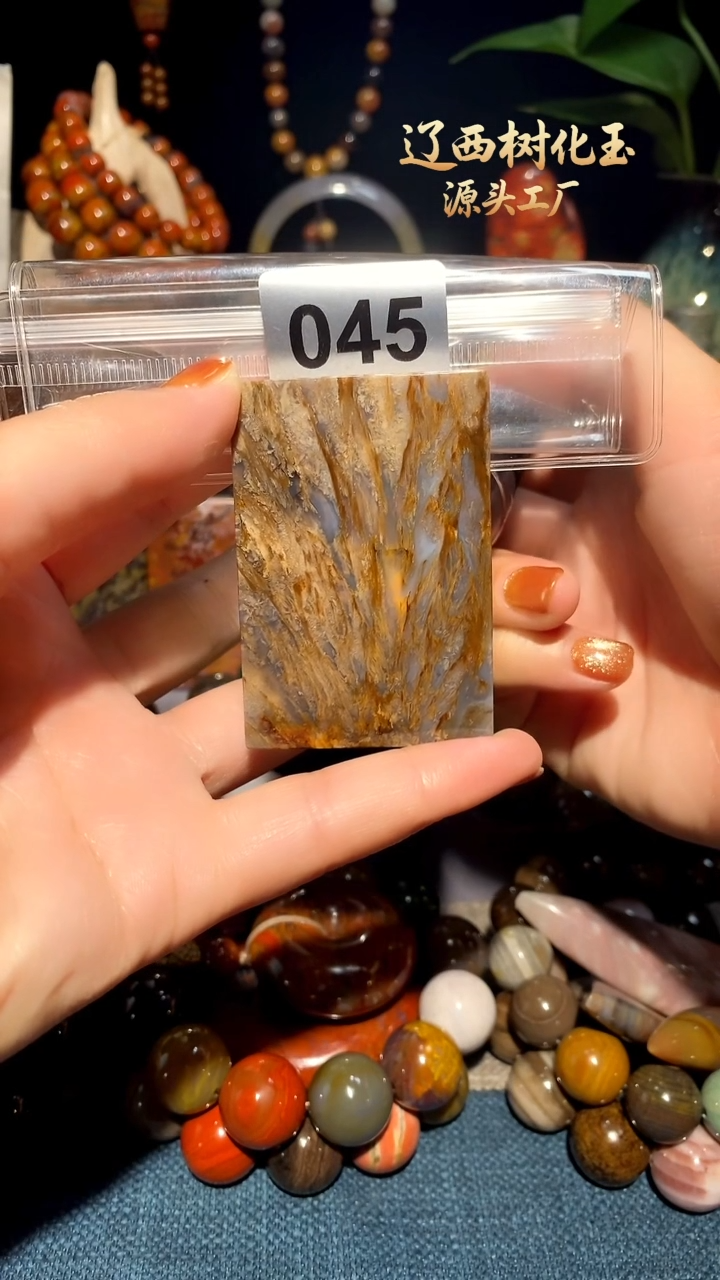 未镶嵌-硅化玉天然北票硅化玉吊坠