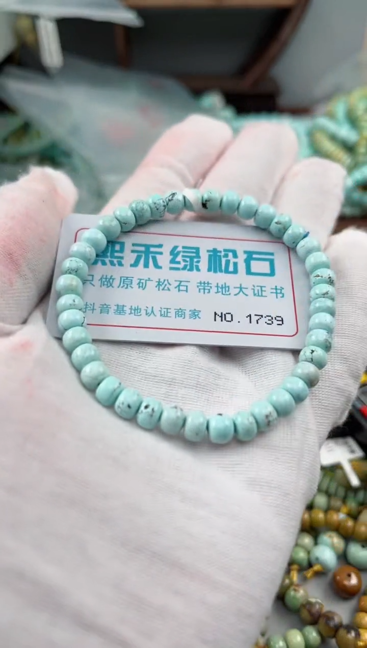 未镶嵌绿松石松石1739