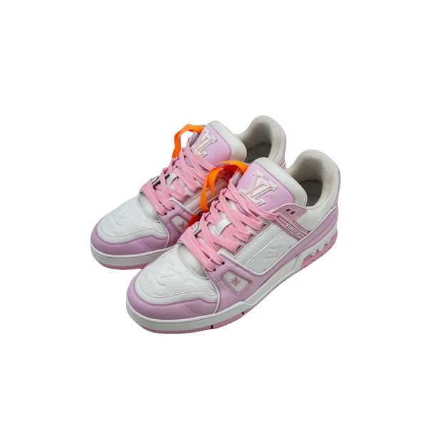 99新 LouisVuitton/路易威登 7码41码白粉trainer99新vv1385