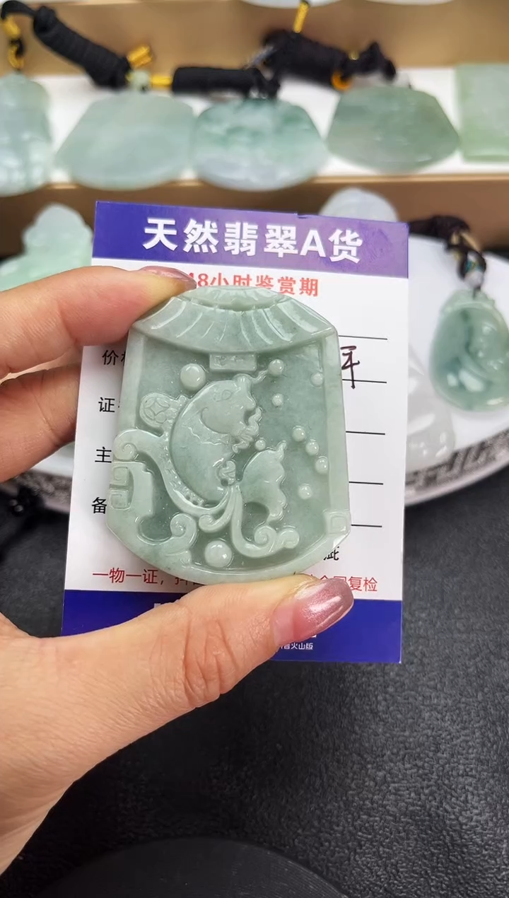 颈饰未镶嵌翡翠               