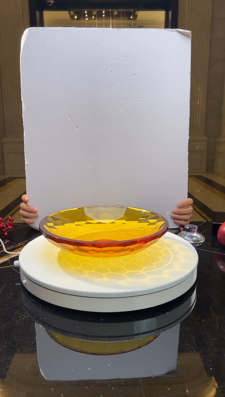 【闪购商品】摆件AJ05750琥珀色水晶琉璃