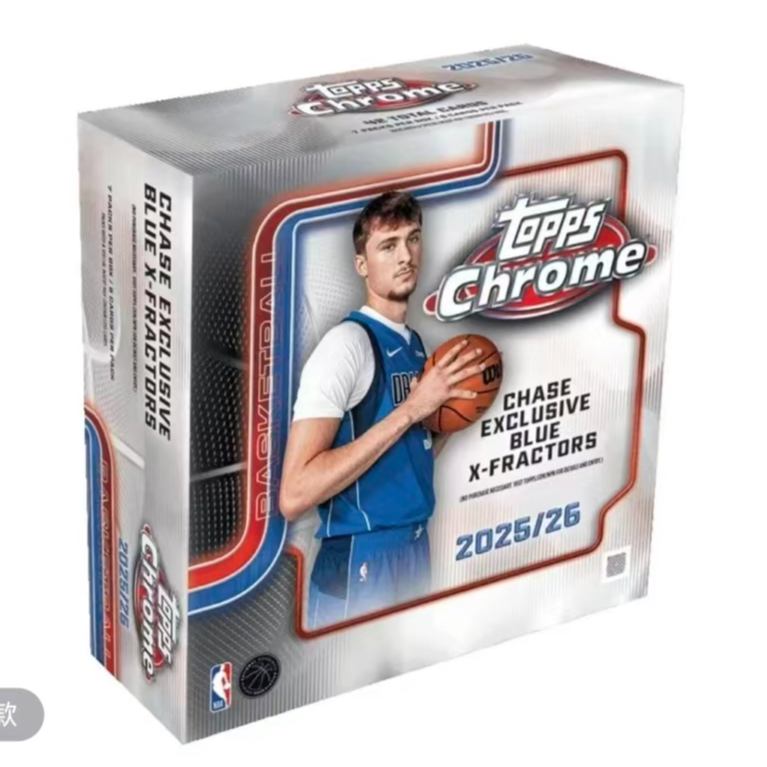 25-26 topps Chrome Mega 原盒 未成年禁止下单 默认直播间代拆 