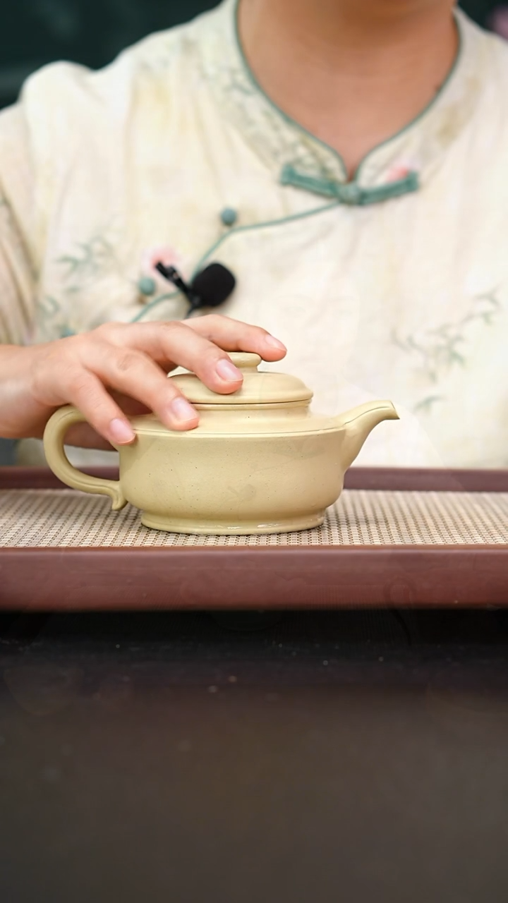 茶壶紫砂梨皮绿泥玄珠270cc