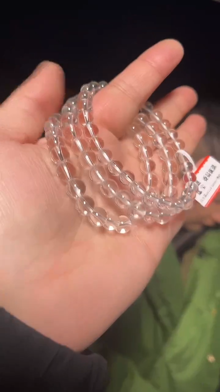 【闪购商品】水晶手链未镶嵌天然手串多样性发一6mm