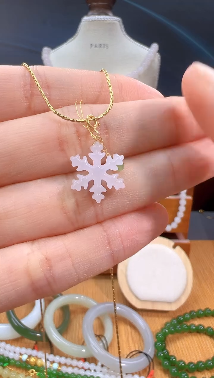 颈饰未镶嵌和田玉多样性拍一发一 cg