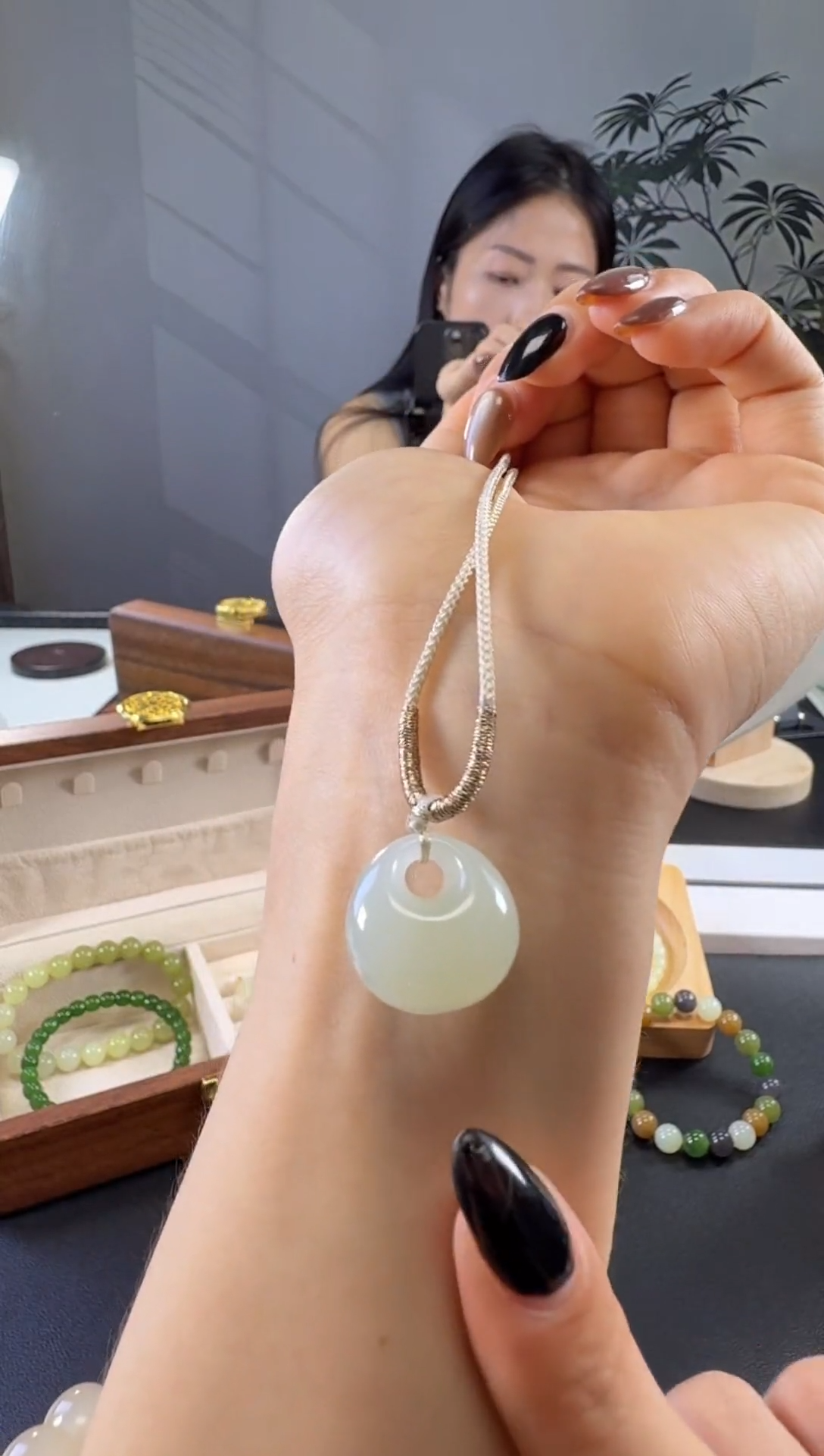 和田玉未镶嵌吊坠(不含链)挂件