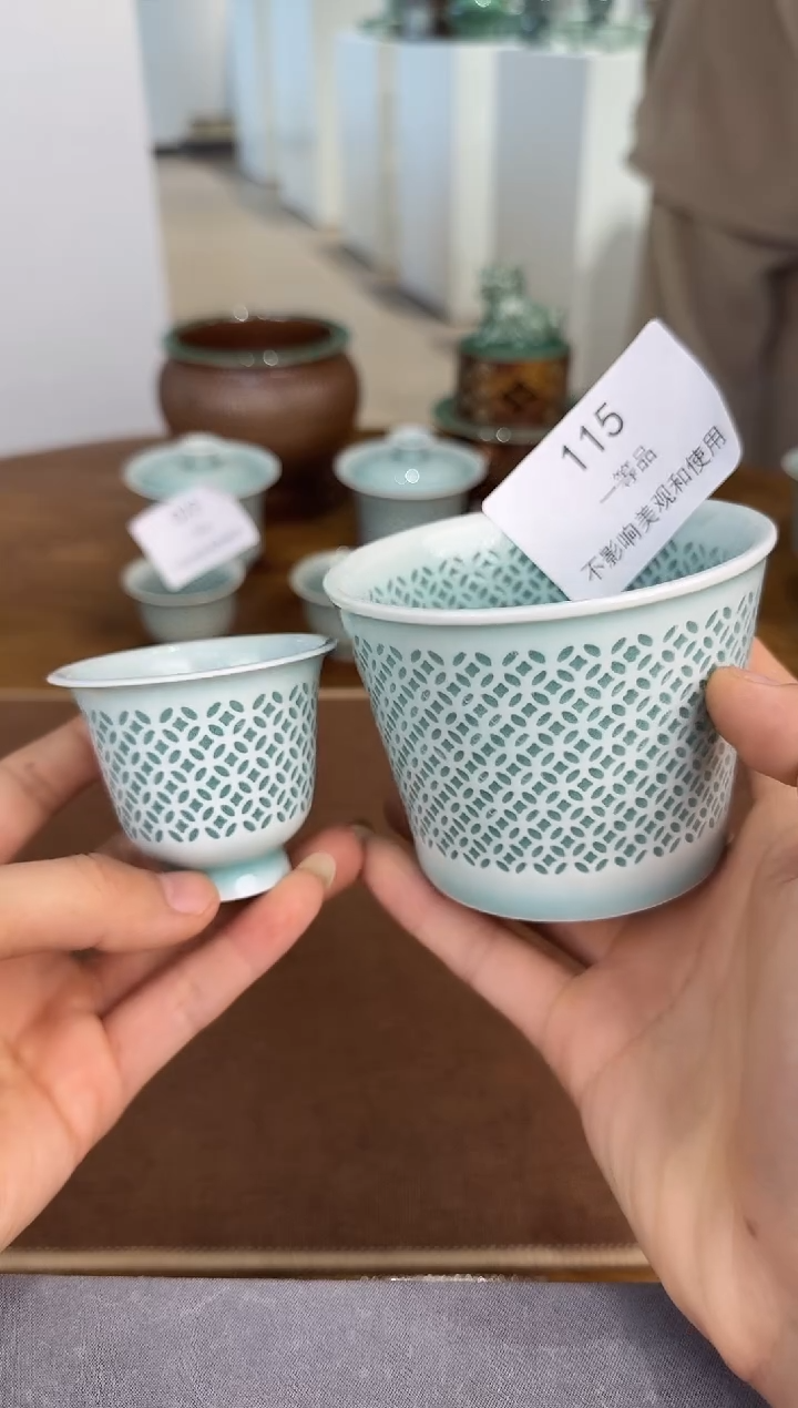 ❄**涛青瓷手工茶器包邮