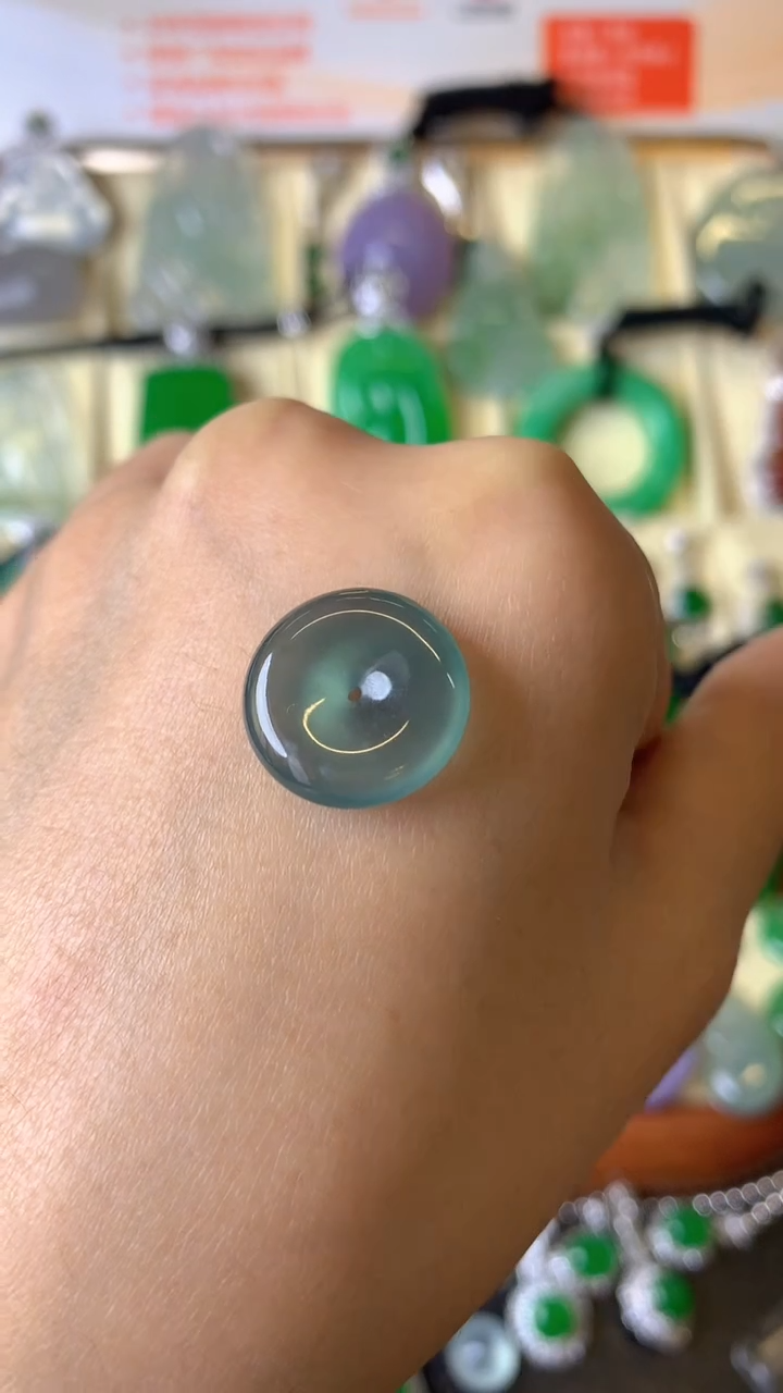 【闪购商品】定制翡翠未镶嵌1裸玉（客户意向镶嵌）