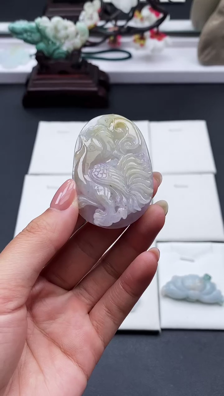 【闪购商品】翡翠颈饰未镶嵌天然缅甸A货翡翠