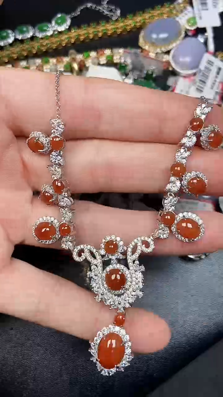 银S925镶嵌戒指翡翠3930