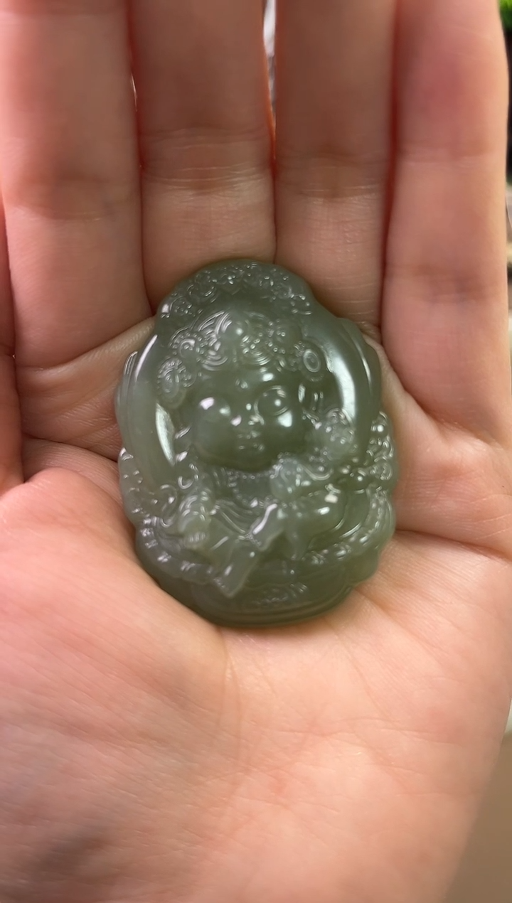 【闪购商品】和田玉吊坠(赠链)未镶嵌多样性发货发其一