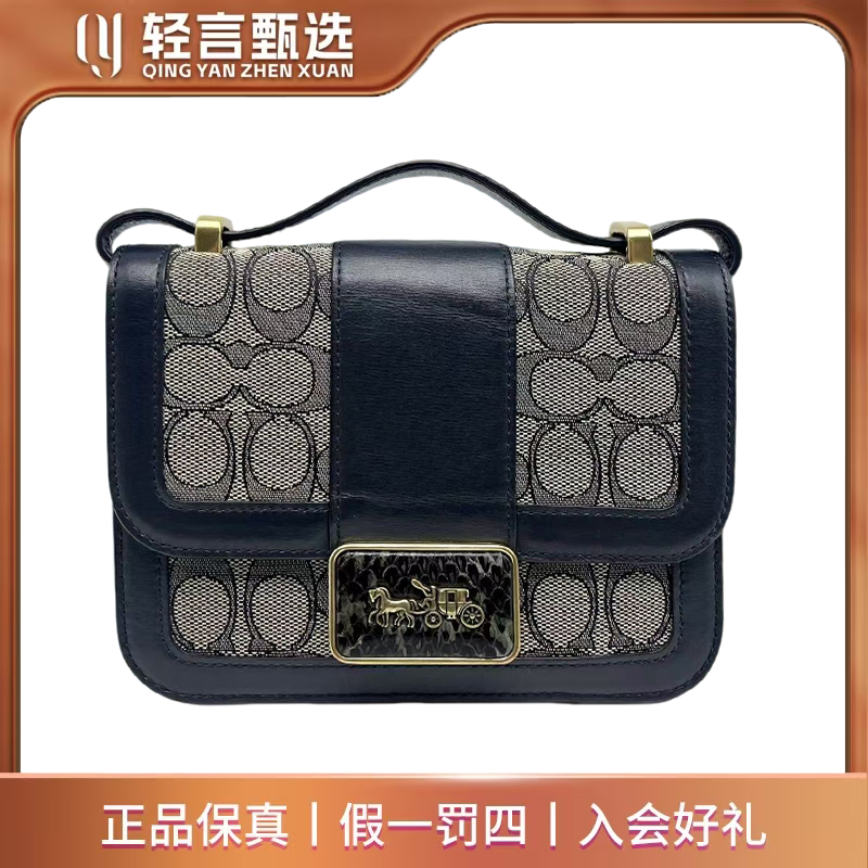 95新 COACH/蔻驰 单肩包/E505820/18*14