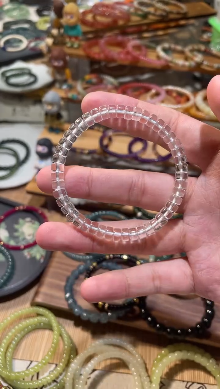 未镶嵌手串水晶6mm白水晶手串