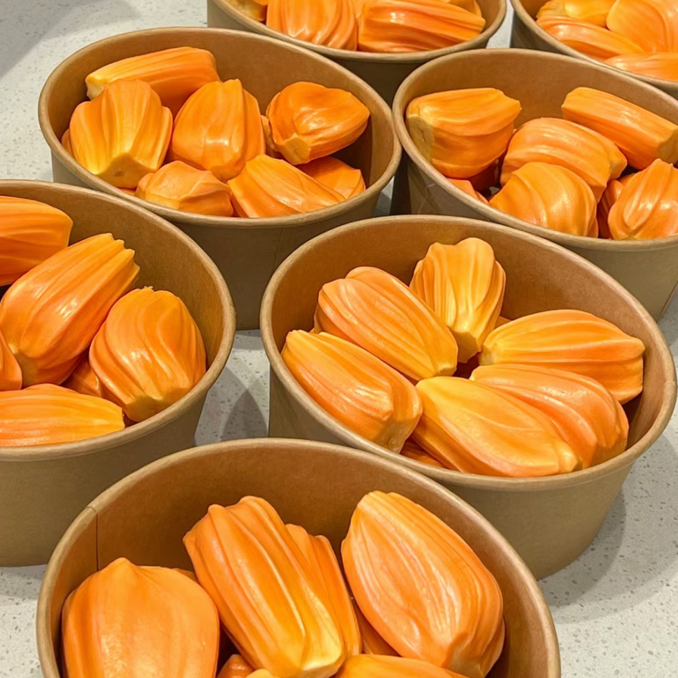 印尼红菠萝蜜剥盒约300克/盒