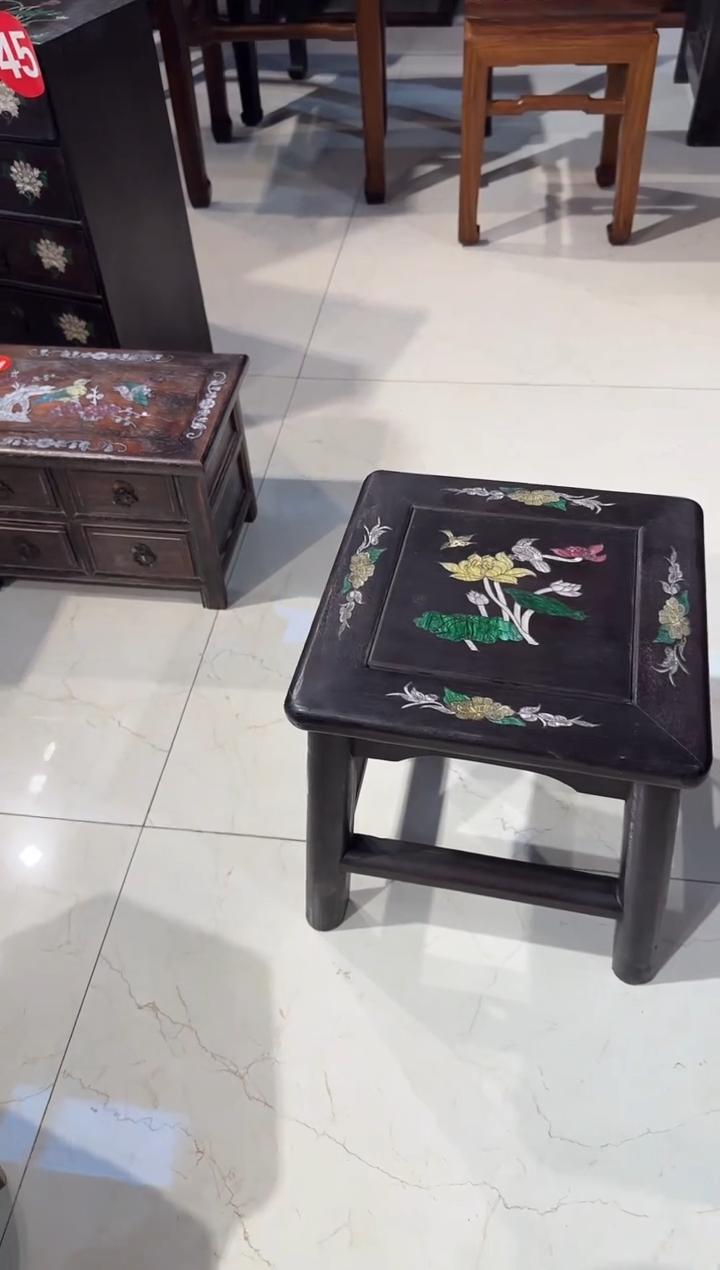 【闪购商品】木木艺邵氏紫檀和和美美富贵凳220.88