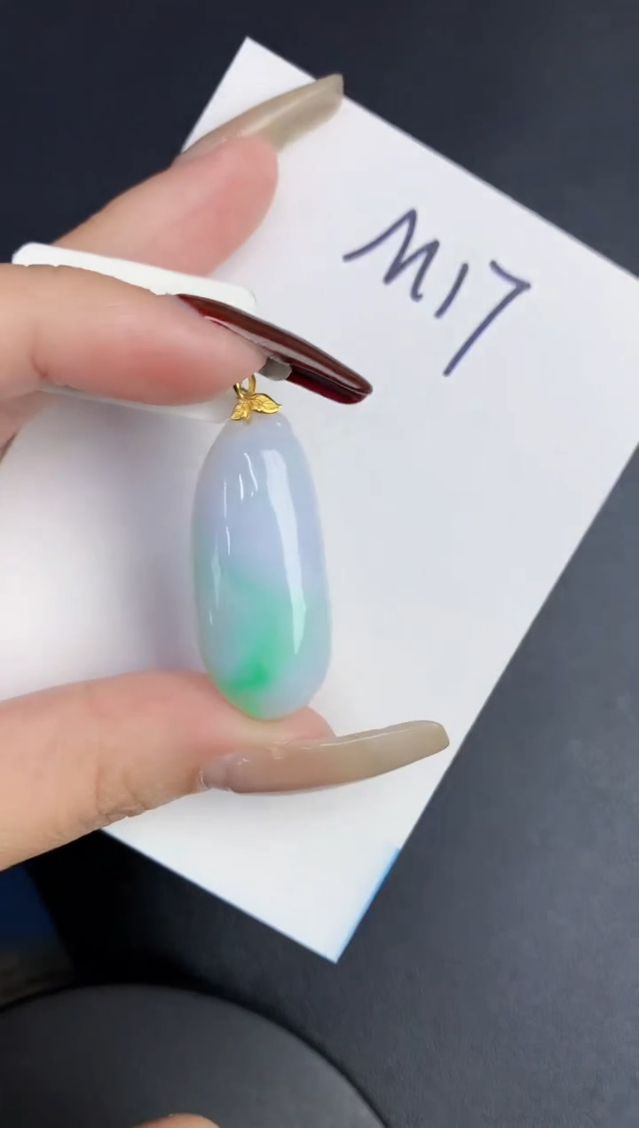 【闪购商品】翡翠颈饰18K金镶嵌0000000000