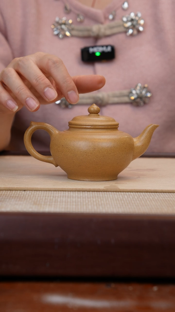茶壶紫砂南**境200C黄金段笑樱壶
